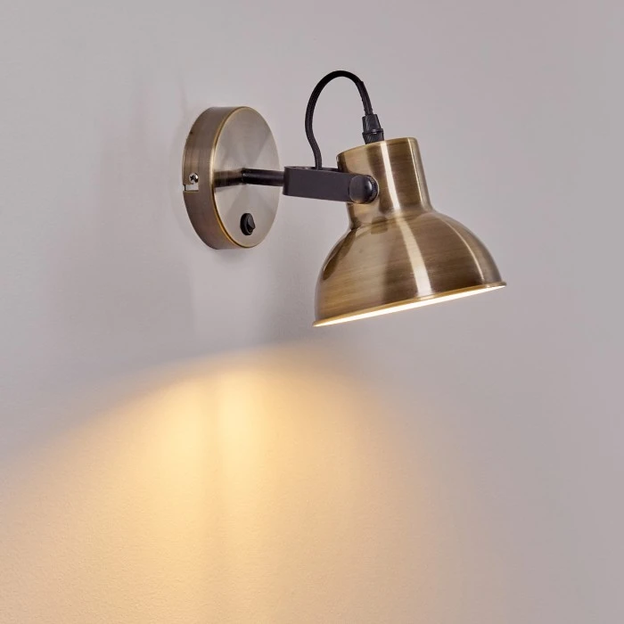 Hofstein Fresno Wandleuchte Schwarz-Gold, 1-flammig 13 Hofstein Fresno Wandleuchte Schwarz-Gold, 1-flammig - Image 13