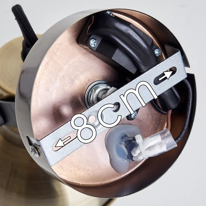 Hofstein Fresno Wandleuchte Schwarz-Gold, 1-flammig 4 Hofstein Fresno Wandleuchte Schwarz-Gold, 1-flammig - Image 4