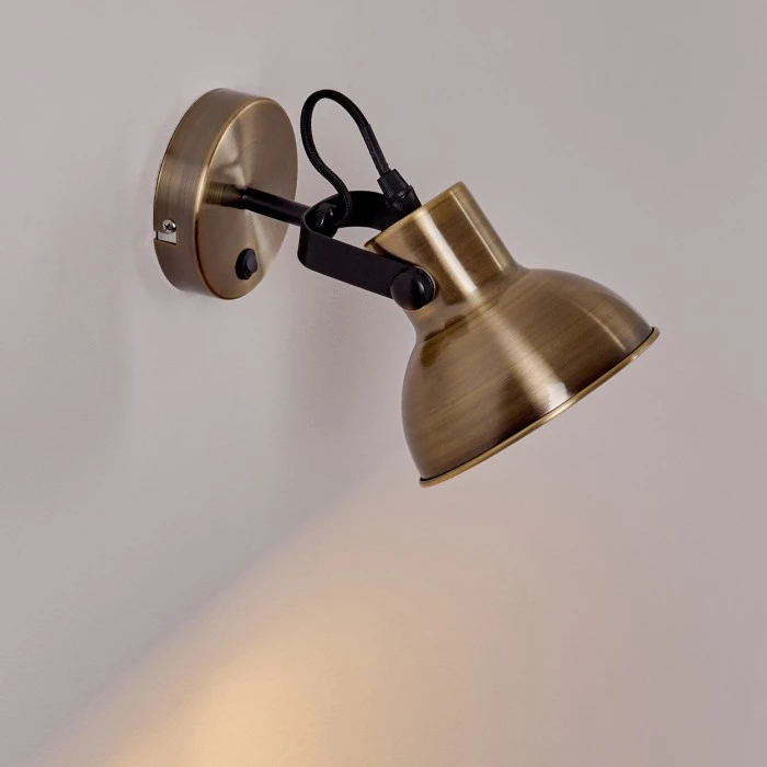 Hofstein Fresno Wandleuchte Schwarz-Gold, 1-flammig 7 Hofstein Fresno Wandleuchte Schwarz-Gold, 1-flammig - Image 7