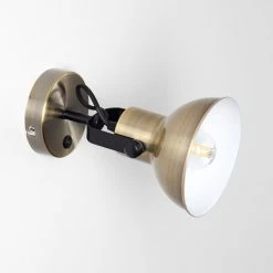 Hofstein Fresno Wandleuchte Schwarz-Gold, 1-flammig 27 Hofstein Fresno Wandleuchte Schwarz-Gold, 1-flammig -Wandleuchten Verkauf fresno wandleuchte h3351468 7