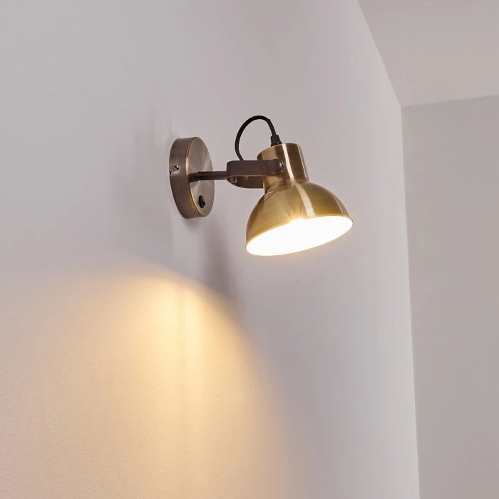 Hofstein Fresno Wandleuchte Schwarz-Gold, 1-flammig 9 Hofstein Fresno Wandleuchte Schwarz-Gold, 1-flammig - Image 9