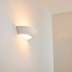 Hofstein Garbagna Wandleuchte Weiß, 1-flammig -Wandleuchten Verkauf garbagna wandleuchte h168821 do6 15