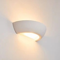 Hofstein Garbagna Wandleuchte Weiß, 1-flammig -Wandleuchten Verkauf garbagna wandleuchte h168821 do6 24