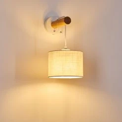 Hofstein Geelong Wandleuchte Weiß, Holz hell, 1-flammig 30 Hofstein Geelong Wandleuchte Weiß, Holz hell, 1-flammig -Wandleuchten Verkauf geelong wandleuchte h3328262 11