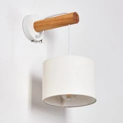 Hofstein Geelong Wandleuchte Weiß, Holz hell, 1-flammig 36 Hofstein Geelong Wandleuchte Weiß, Holz hell, 1-flammig -Wandleuchten Verkauf geelong wandleuchte h3328262 17