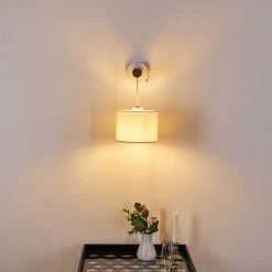 Hofstein Geelong Wandleuchte Weiß, Holz hell, 1-flammig 26 Hofstein Geelong Wandleuchte Weiß, Holz hell, 1-flammig -Wandleuchten Verkauf geelong wandleuchte h3328262 7