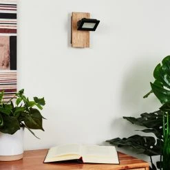 Hofstein Giresta Wandleuchte LED Schwarz, Braun, 1-flammig 23 Hofstein Giresta Wandleuchte LED Schwarz, Braun, 1-flammig -Wandleuchten Verkauf giresta wandleuchte h3428634 11