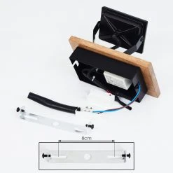 Hofstein Giresta Wandleuchte LED Schwarz, Braun, 1-flammig 16 Hofstein Giresta Wandleuchte LED Schwarz, Braun, 1-flammig -Wandleuchten Verkauf giresta wandleuchte h3428634 4