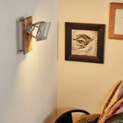 Hofstein Giresta Wandleuchte LED Braun, Weiß, 1-flammig 22 Hofstein Giresta Wandleuchte LED Braun, Weiß, 1-flammig -Wandleuchten Verkauf giresta wandleuchte h3436677 10