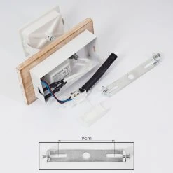 Hofstein Giresta Wandleuchte LED Braun, Weiß, 1-flammig 16 Hofstein Giresta Wandleuchte LED Braun, Weiß, 1-flammig -Wandleuchten Verkauf giresta wandleuchte h3436677 4