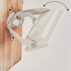 Hofstein Giresta Wandleuchte LED Braun, Weiß, 1-flammig 17 Hofstein Giresta Wandleuchte LED Braun, Weiß, 1-flammig -Wandleuchten Verkauf giresta wandleuchte h3436677 5