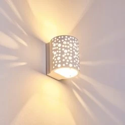 Hofstein Glenden Wandleuchte Weiß, 1-flammig -Wandleuchten Verkauf glenden wandleuchte h3266328 do4 2