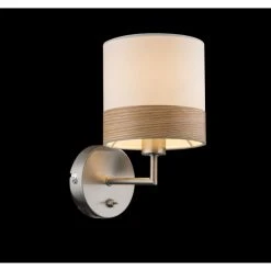 Globo CHIPSY Wandleuchte Nickel-Matt, 1-flammig