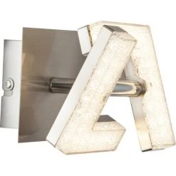 Globo EMMA Wandleuchte LED Nickel-Matt, 1-flammig -Wandleuchten Verkauf globo emma wandleuchte 56118 1 2