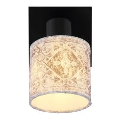 Globo GABRIELE Strahler Schwarz, 1-flammig 7 Globo GABRIELE Strahler Schwarz, 1-flammig -Wandleuchten Verkauf globo gabriele strahler 15581 1 3