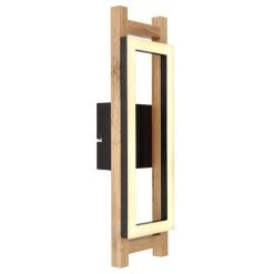 Globo ILLA Wandleuchte LED Schwarz, 1-flammig