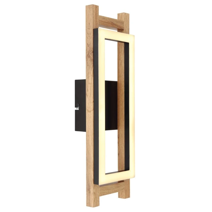 Globo ILLA Wandleuchte LED Schwarz, 1-flammig 1 Globo ILLA Wandleuchte LED Schwarz, 1-flammig