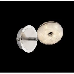 Globo Laila Wandleuchte LED Nickel-Matt, Chrom, 1-flammig -Wandleuchten Verkauf globo laila wandleuchte 56123 1 3