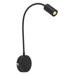Globo MILLY Wandleuchte LED Schwarz, 1-flammig -Wandleuchten Verkauf globo milly wandleuchte 57311b 1