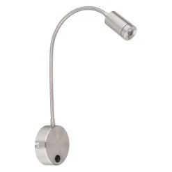 Globo MILLY Wandleuchte LED Nickel-Matt, 1-flammig -Wandleuchten Verkauf globo milly wandleuchte 57311n 2