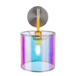 Globo PRISMA Wandleuchte Nickel-Matt, 1-flammig -Wandleuchten Verkauf globo prisma wandleuchte 15260w 2