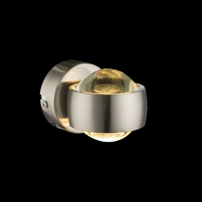 Globo RANDI Wandleuchte LED Nickel-Matt, 2-flammig 1 Globo RANDI Wandleuchte LED Nickel-Matt, 2-flammig