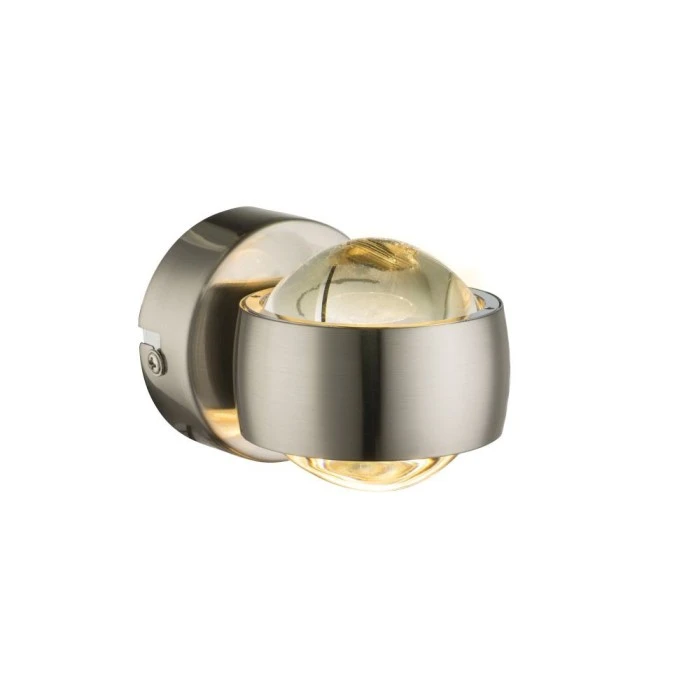 Globo RANDI Wandleuchte LED Nickel-Matt, 2-flammig 2 Globo RANDI Wandleuchte LED Nickel-Matt, 2-flammig - Image 2