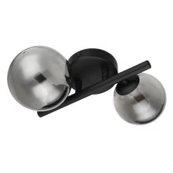 Globo RIHA Wandleuchte LED Schwarz, 2-flammig 6 Globo RIHA Wandleuchte LED Schwarz, 2-flammig -Wandleuchten Verkauf globo riha wandleuchte 56133 2w 2