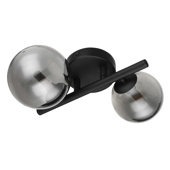 Globo RIHA Wandleuchte LED Schwarz, 2-flammig 3 Globo RIHA Wandleuchte LED Schwarz, 2-flammig - Image 3