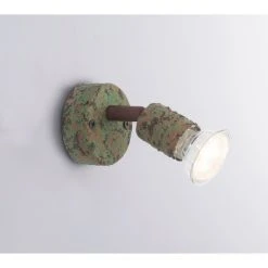 Globo Strahler OLANA Grün, Rostfarben, 1-flammig -Wandleuchten Verkauf globo strahler olana 57381 1g 3