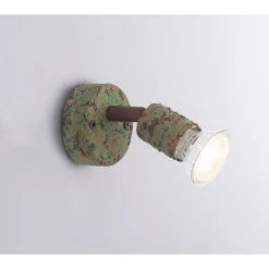 Globo Strahler OLANA Grün, Rostfarben, 1-flammig -Wandleuchten Verkauf globo strahler olana 57381 1g 4