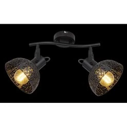 Globo Strahler PANTALLA Schwarz, 2-flammig 19 Globo Strahler PANTALLA Schwarz, 2-flammig -Wandleuchten Verkauf globo strahler pantalla 54016 2 9