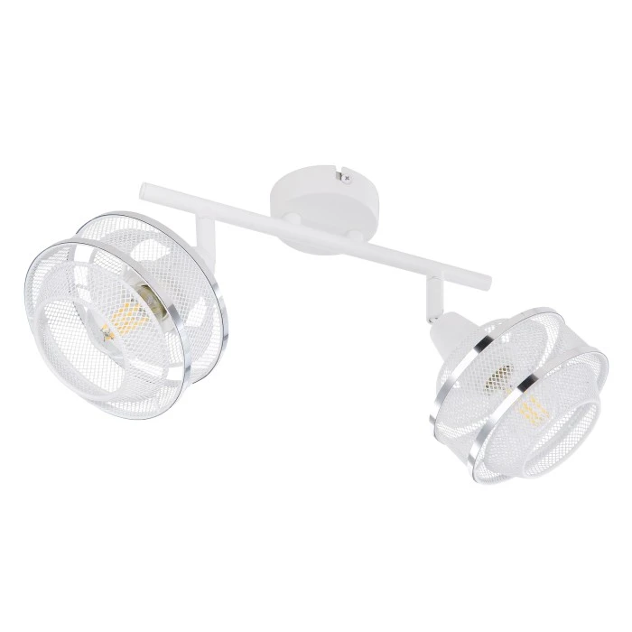 Globo Strahler VIGATTO Weiß, 2-flammig 2 Globo Strahler VIGATTO Weiß, 2-flammig - Image 2