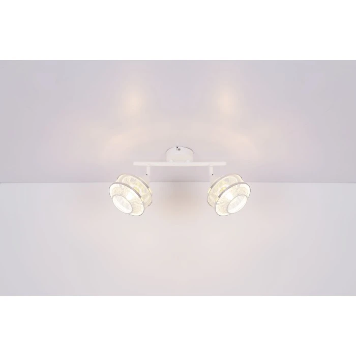 Globo Strahler VIGATTO Weiß, 2-flammig 7 Globo Strahler VIGATTO Weiß, 2-flammig - Image 7