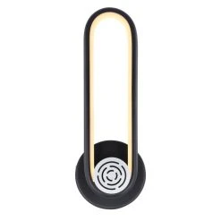 Globo TOPPOLE Wandleuchte LED Schwarz, 1-flammig -Wandleuchten Verkauf globo toppole wandleuchte 58007wl 3