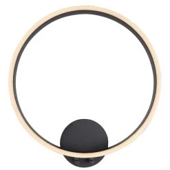 Globo VICTORIA Wandleuchte LED Schwarz, 1-flammig -Wandleuchten Verkauf globo victoria wandleuchte 67202 40b 3