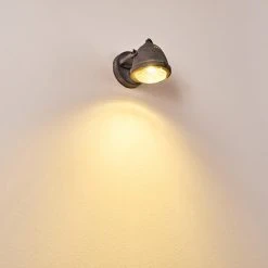 Hofstein Glostrup Wandleuchte LED Grau, 1-flammig -Wandleuchten Verkauf glostrup wandleuchte h3336038 do1 9