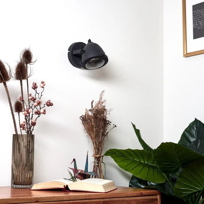 Hofstein Glostrup Wandleuchte LED Schwarz, 1-flammig 2 Hofstein Glostrup Wandleuchte LED Schwarz, 1-flammig - Image 2