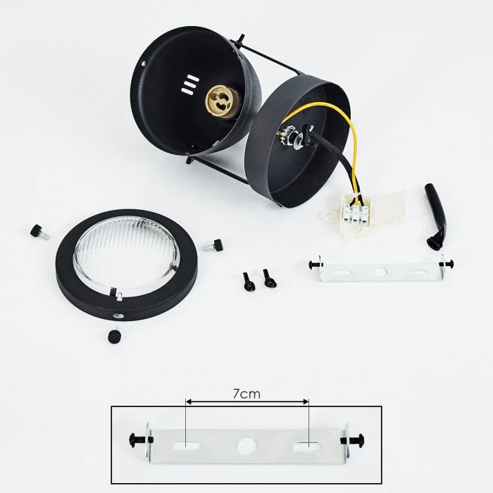 Hofstein Glostrup Wandleuchte LED Schwarz, 1-flammig 5 Hofstein Glostrup Wandleuchte LED Schwarz, 1-flammig - Image 5