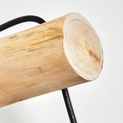 Hofstein Gondo Wandleuchte Schwarz, Holz hell, 1-flammig 34 Hofstein Gondo Wandleuchte Schwarz, Holz hell, 1-flammig -Wandleuchten Verkauf gondo wandleuchte h3331118 16