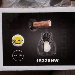 Hofstein Gondo Wandleuchte Schwarz, Holz hell, 1-flammig 35 Hofstein Gondo Wandleuchte Schwarz, Holz hell, 1-flammig -Wandleuchten Verkauf gondo wandleuchte h3331118 17