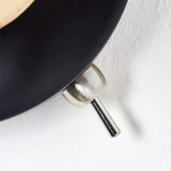 Hofstein Gondo Wandleuchte Schwarz, Holz hell, 1-flammig 20 Hofstein Gondo Wandleuchte Schwarz, Holz hell, 1-flammig -Wandleuchten Verkauf gondo wandleuchte h3331118 2