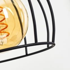 Hofstein Gondo Wandleuchte Schwarz, Holz hell, 1-flammig 27 Hofstein Gondo Wandleuchte Schwarz, Holz hell, 1-flammig -Wandleuchten Verkauf gondo wandleuchte h3331118 9