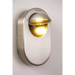 Hofstein Granada Wandleuchte LED Nickel-Matt, 1-flammig -Wandleuchten Verkauf granada wandleuchte h3002261 8