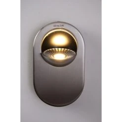 Hofstein Granada Wandleuchte LED Nickel-Matt, 1-flammig -Wandleuchten Verkauf granada wandleuchte h3002261 9