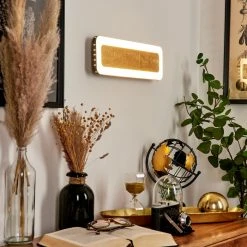 Hofstein Guacacallo Wandleuchte LED Schwarz, Weiß, Gold, 1-flammig -Wandleuchten Verkauf guacacallo wandleuchte h3459591 8