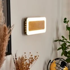 Hofstein Guacacallo Wandleuchte LED Schwarz, Weiß, Gold, 1-flammig -Wandleuchten Verkauf guacacallo wandleuchte h3570920 6
