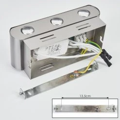 Hofstein Guiderkirch Wandleuchte LED Nickel-Matt, 6-flammig 14 Hofstein Guiderkirch Wandleuchte LED Nickel-Matt, 6-flammig -Wandleuchten Verkauf guiderkirch wandleuchte h3654149 4