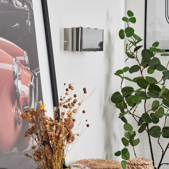 Hofstein Guiderkirch Wandleuchte LED Nickel-Matt, 6-flammig 10 Hofstein Guiderkirch Wandleuchte LED Nickel-Matt, 6-flammig - Image 10