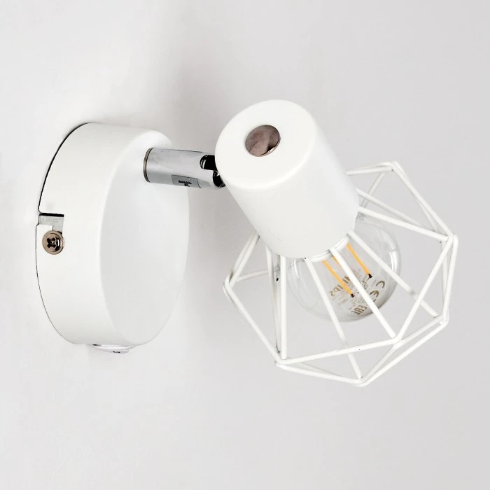 Hofstein Gullspang Wandleuchte Weiß, 1-flammig 6 Hofstein Gullspang Wandleuchte Weiß, 1-flammig - Image 6